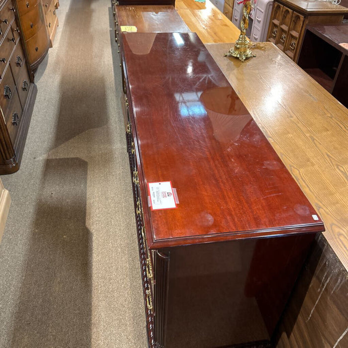 Mahogany 6 Drawer Long Dresser (KHK)