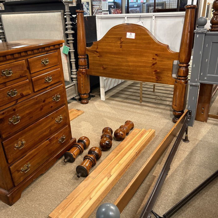 Paul Bunyon DW Thick Oak Queen Bed (LSH)