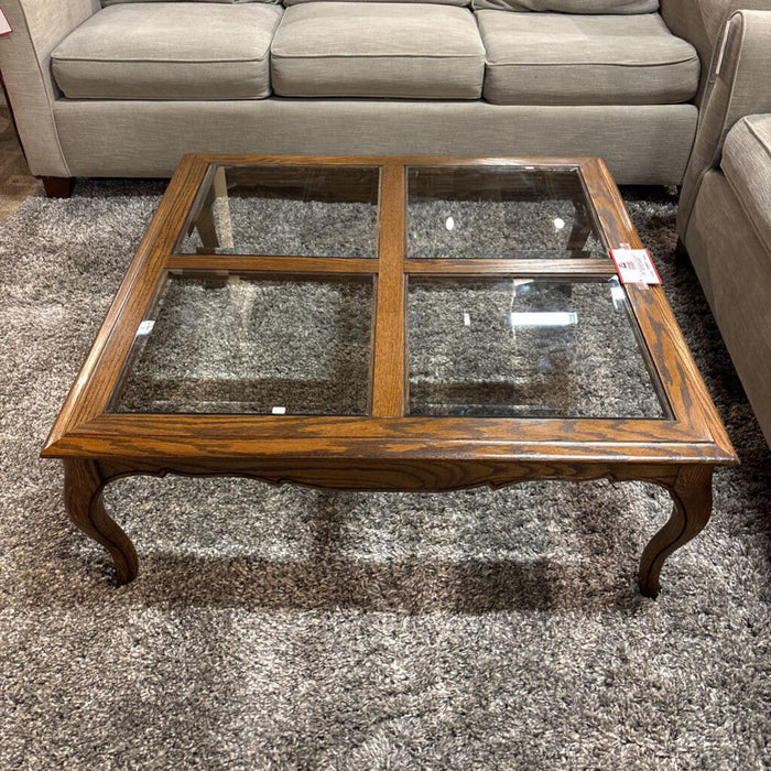 Glass 4 Panel Coffee Table (BAH)