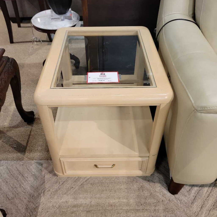 GT Blonde 1 Drawer End Table (AA)