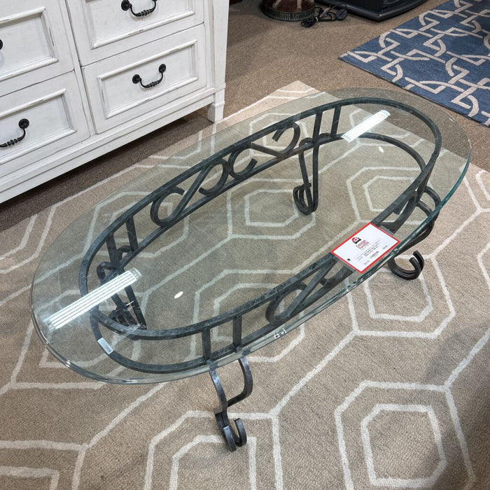 Oval GT + Metal Coffee Table (KL)