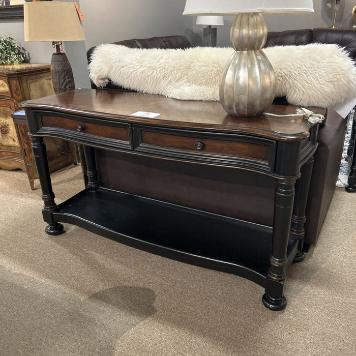 DW + Black 2 Tier Sofa Table (LAI)