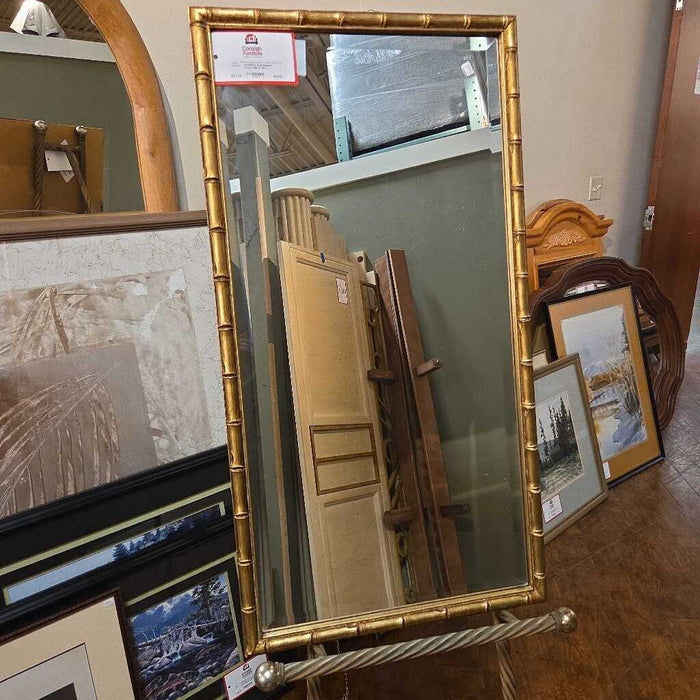 Gold Bamboo Accent Mirror (KL)