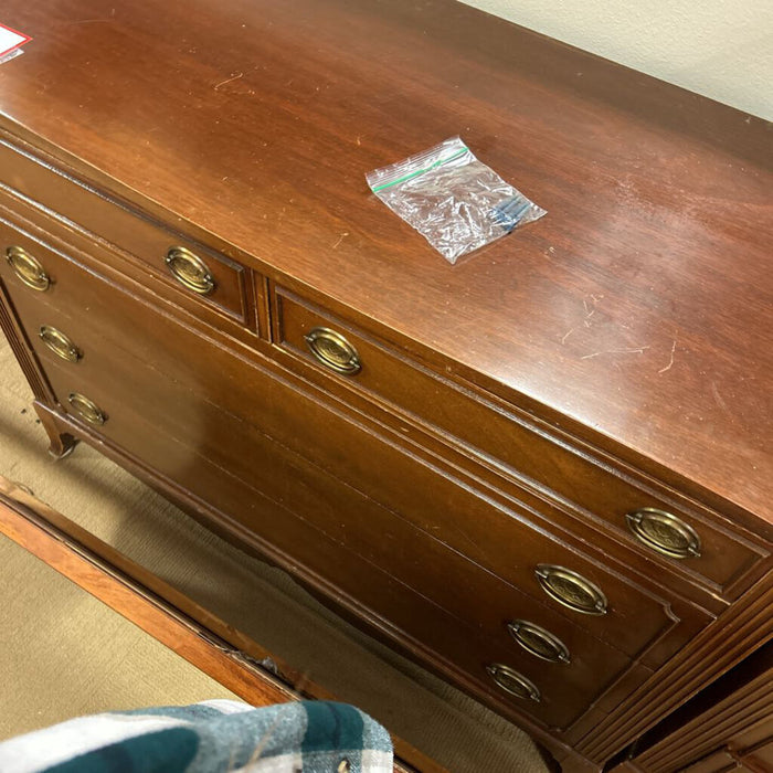 5 Drawer Cherry Dresser + Mirror (LSH)