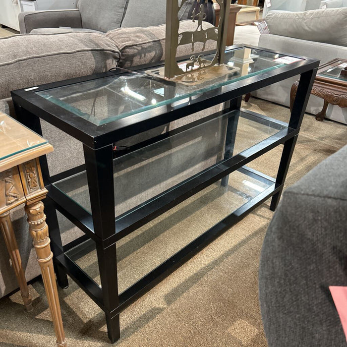 3 Tier Black Sofa Table (BAH)