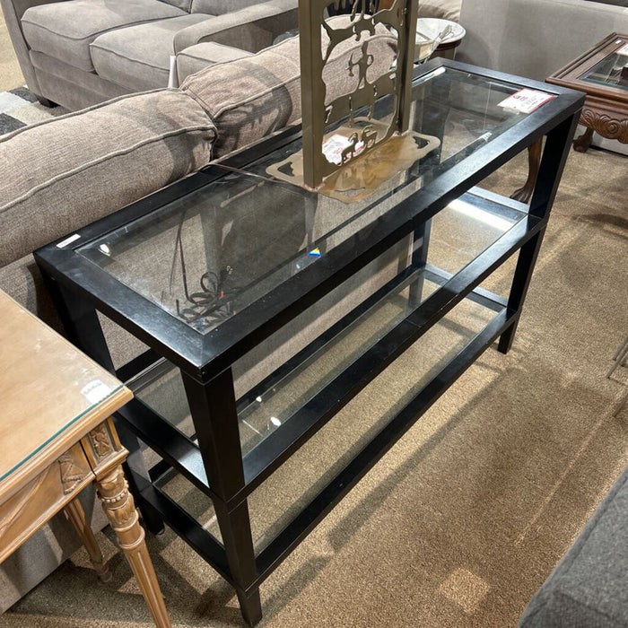 3 Tier Black Sofa Table (BAH)
