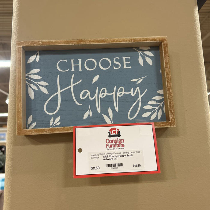 Choose Happy Small Artwork (M)