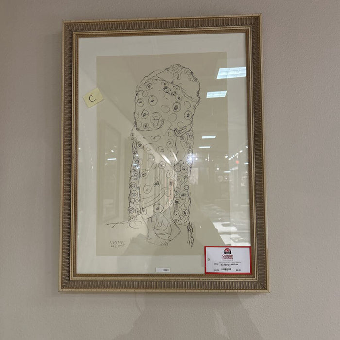 Gustavo + Gold Frame Sketch Art (KL)