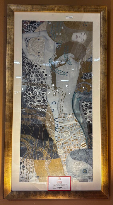 Gold Frame Abstract Artwork (KL)