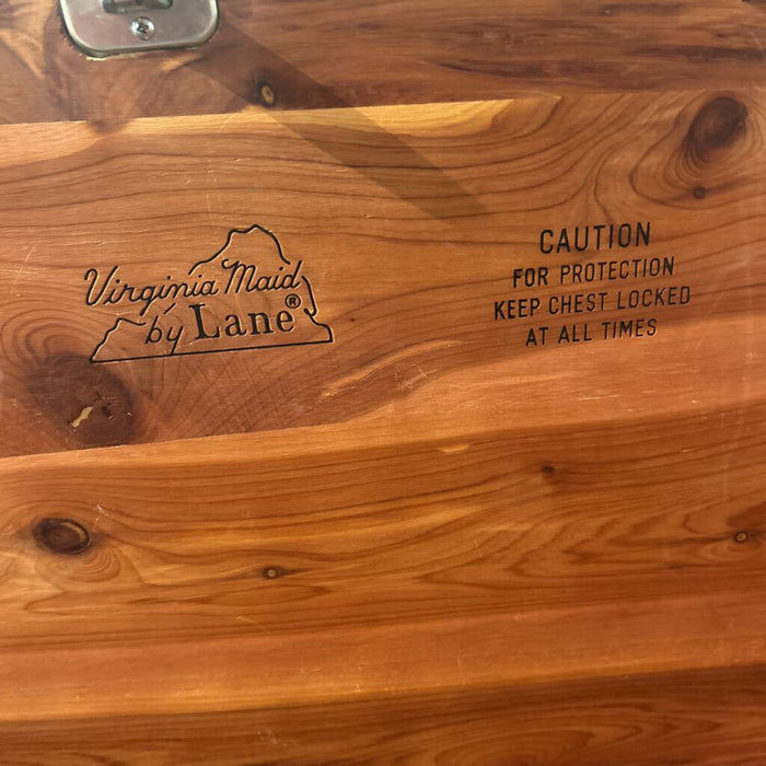 Cedar Chest + Blue Fabric Top (AMK)