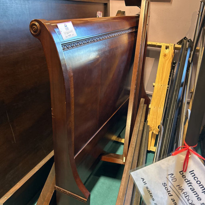 Queen Sleigh Darkwood Bed (ATH)