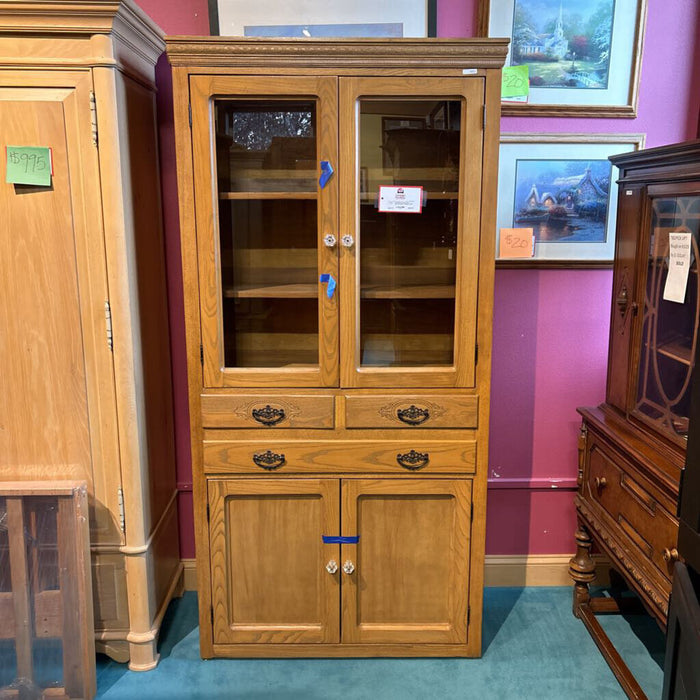 Hand Carved Display Cabinet (ATH)