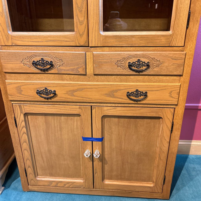 Hand Carved Display Cabinet (ATH)