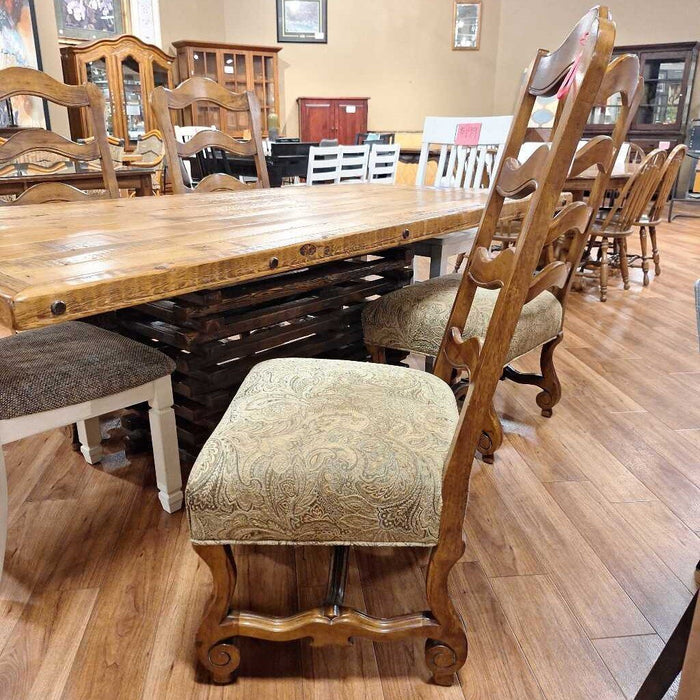 S/4 Ladderback DR Chairs (BLLK)