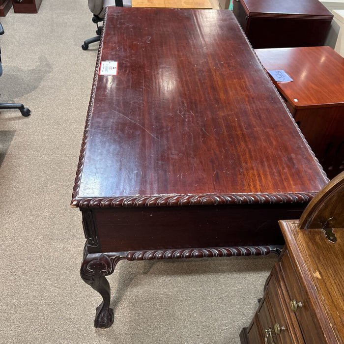 Darkwood Executive Ornate Desk (CTH)