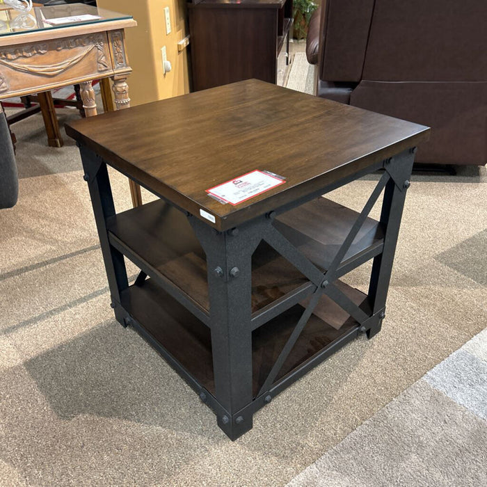 2 Tier Metal + DW End Table (BAH)