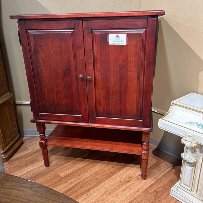 Cherry Wood Small Storage Armoire(BII)