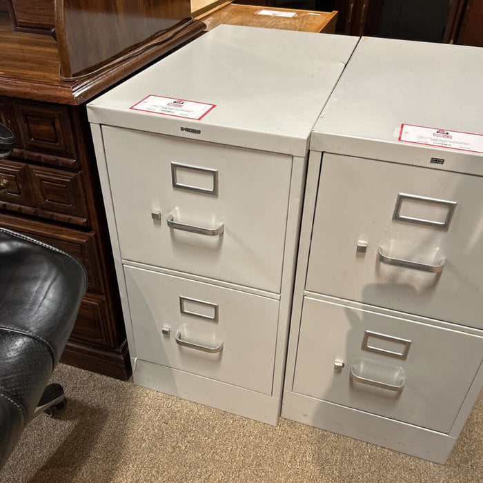 White Metal File Cabinet (SK)