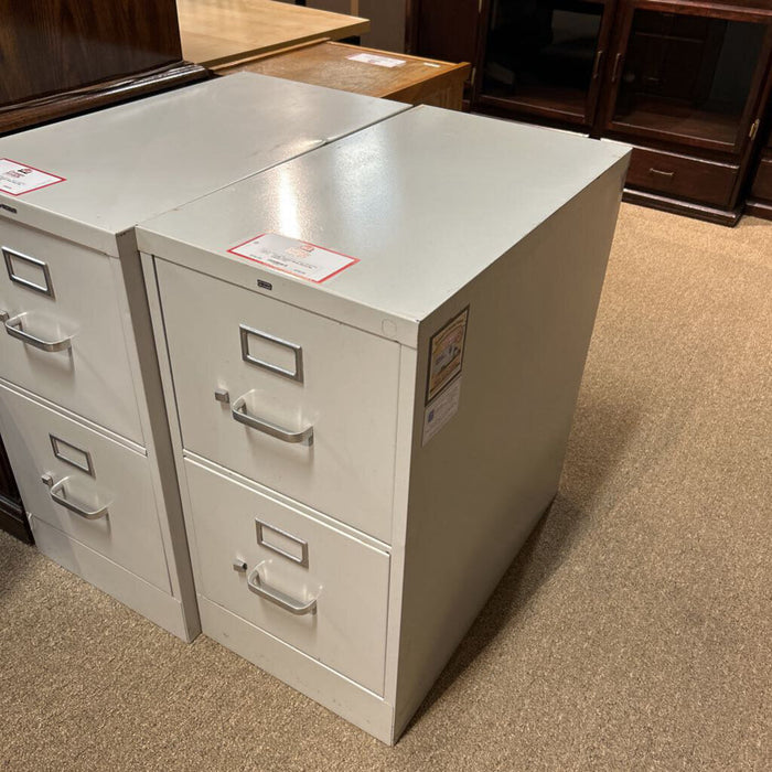 White Metal File Cabinet (SK)