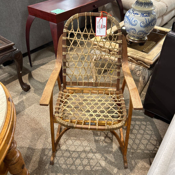 Dried Leather Woven Chair (LSH)