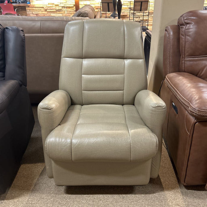 Tan Leather Recliner (LSH)
