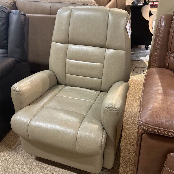 Tan Leather Recliner (LSH)