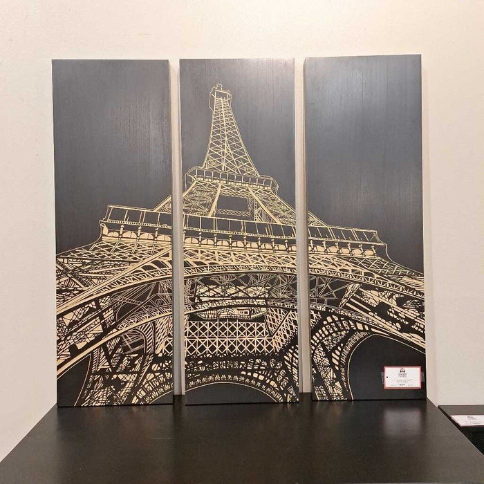 Wood S/3 Eiffel Tower Artwork (LCK)
