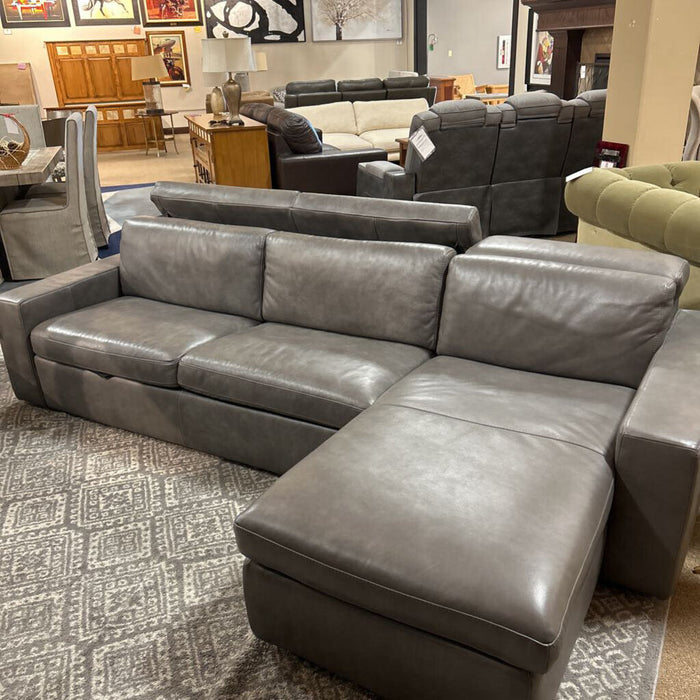 West Elm Hide A Bed Grey Sectional (LCLH)