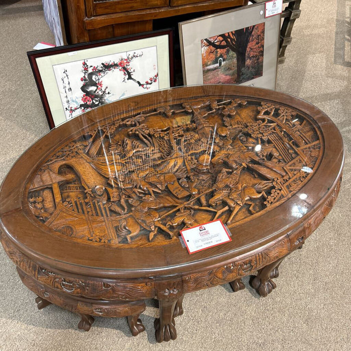 Oriental GT Coffee Table w/ 6 Stools(AMK)