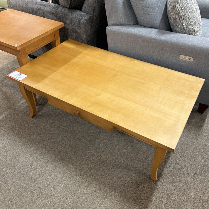 Blonde/LW 1 Drawer Coffee Table (BLA)
