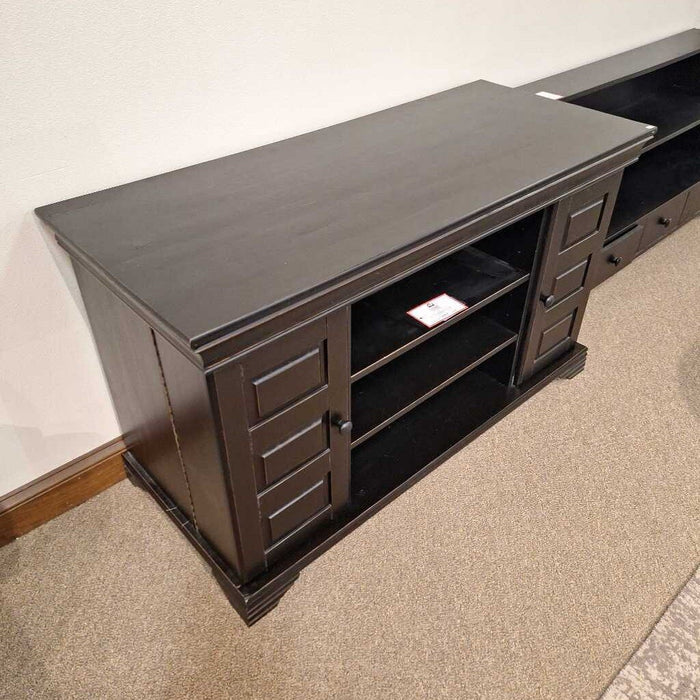 2 Door Black Tv Stand (LKA)