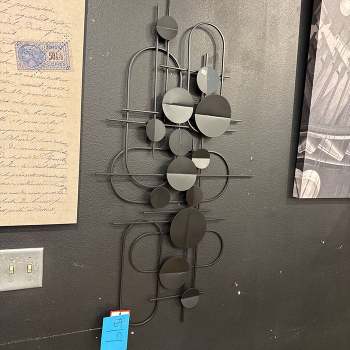 Black Metal Circular Decor (BA)