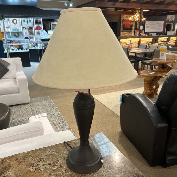 Brown Metal Table Lamp (AT)