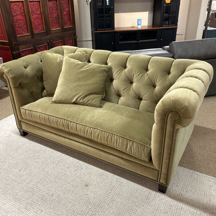 Custom Burton James Green Sofa (ASHH)