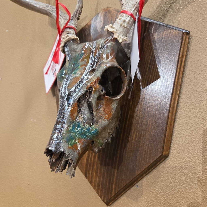 Deer Skull Hand Painted (MSA)