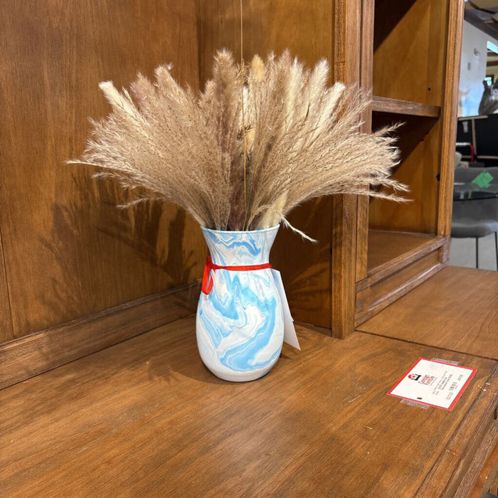 Hand Painted Vase Baby Blue (TC)