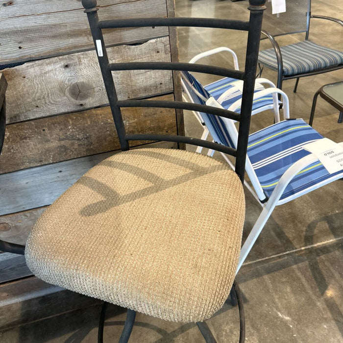 Stone Top Patio Table + 2 Stools (BTK)