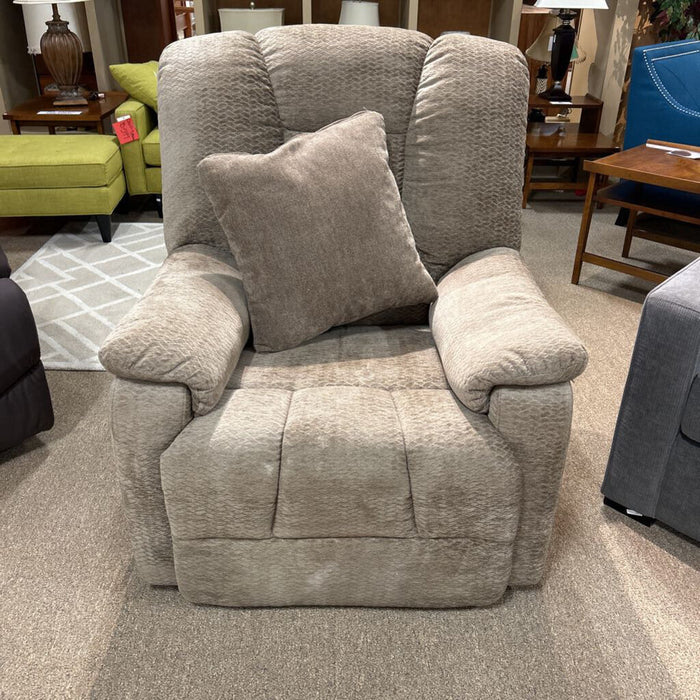 Tan Fabric Manual Recliner (ALK)