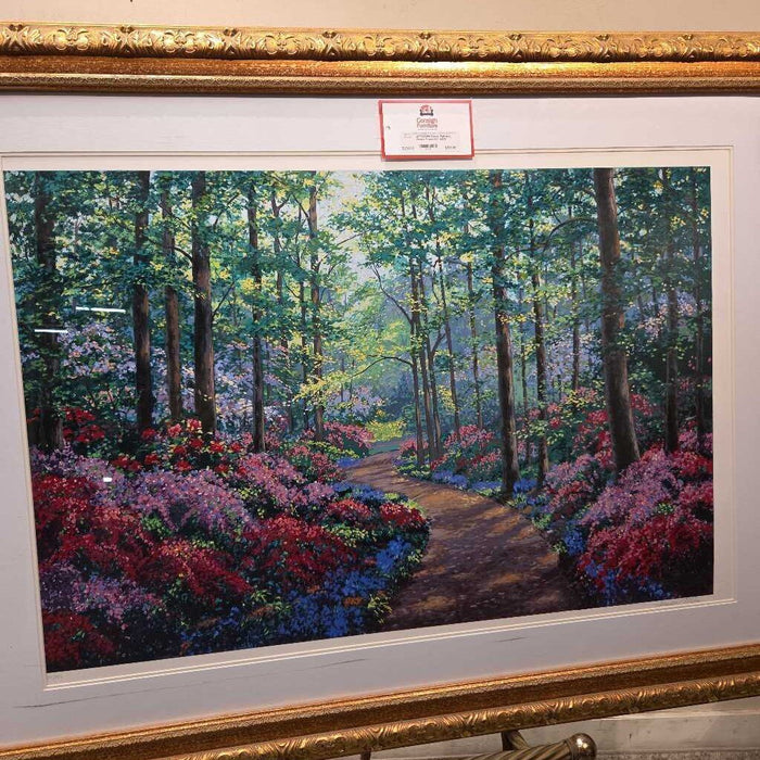 Forest Pathway Ornate Frame Art (BAH)
