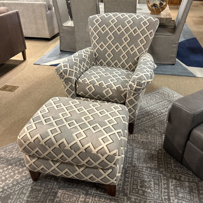 Flexsteel Accent Chair + Ottoman (ATH)