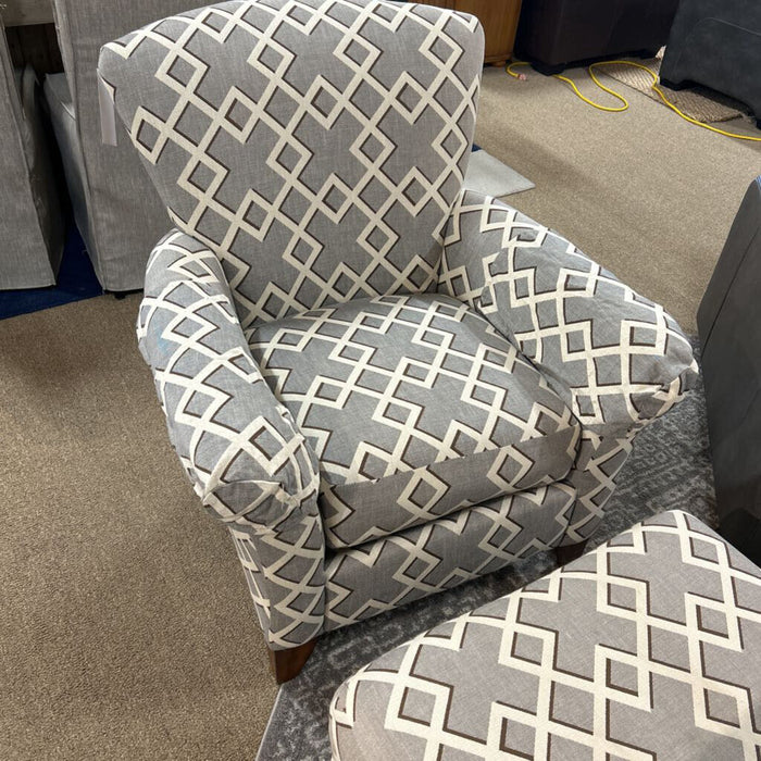Flexsteel Accent Chair + Ottoman (ATH)
