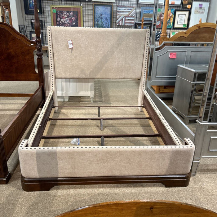 NH Fabric White Queen Bed (ATH)