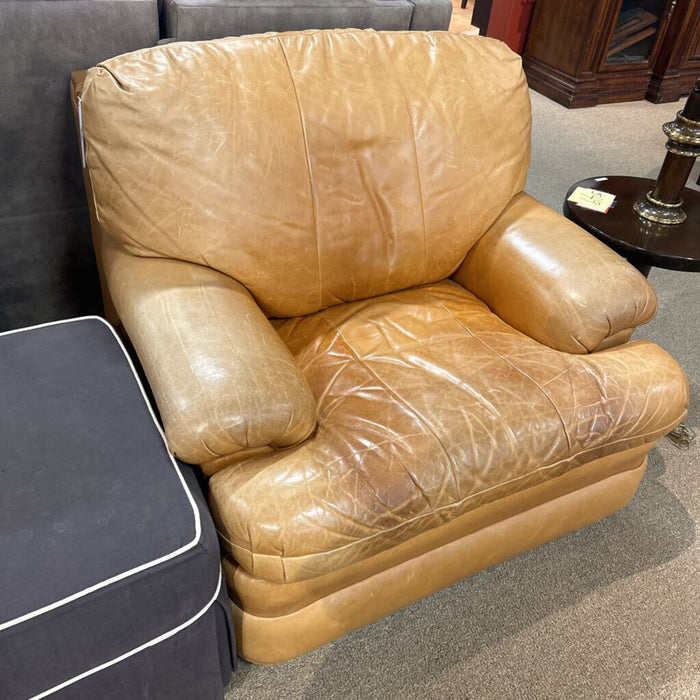 Brown Leather Club Chair (BTK)