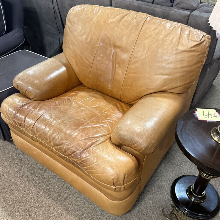 Brown Leather Club Chair (BTK)