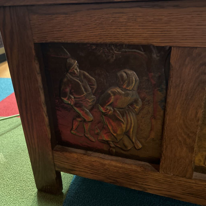 Oak Carved Chest (BHA)