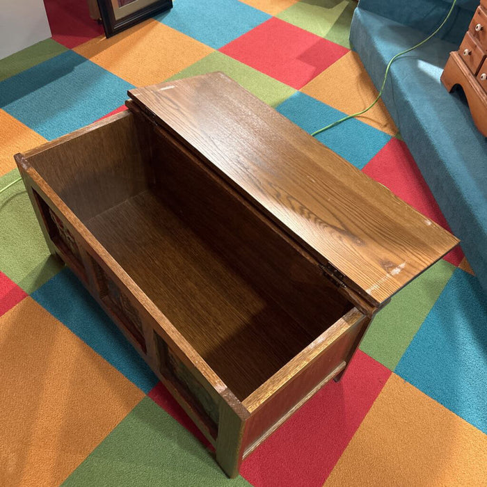 Oak Carved Chest (BHA)