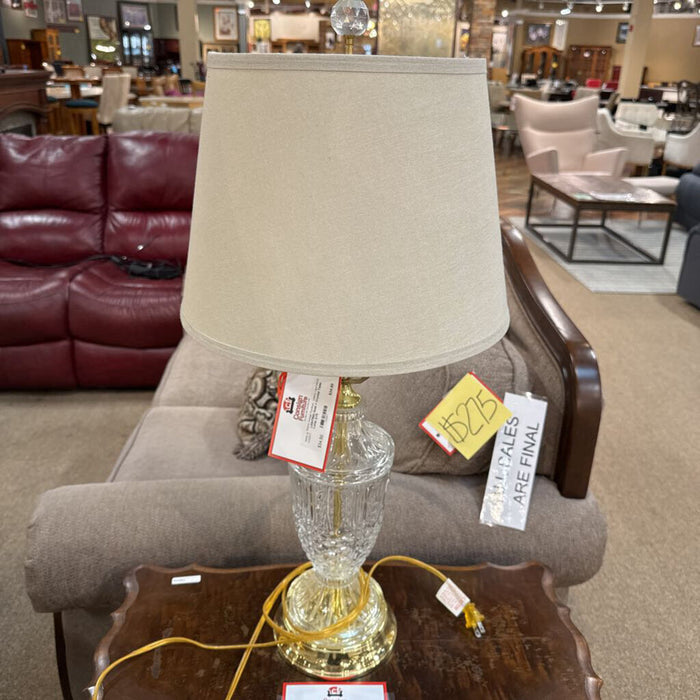 Gold + Crystal Table Lamp (LH)