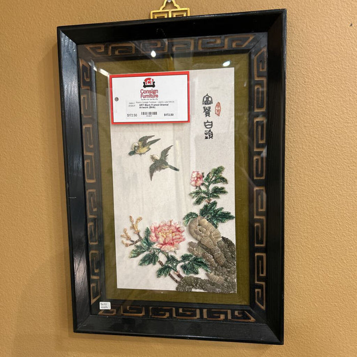 Black Framed Oriental Artwork (BHA)