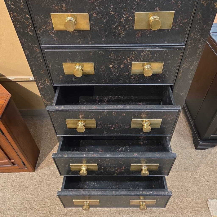 Gold/Black Chest of Drawers(CKMH)