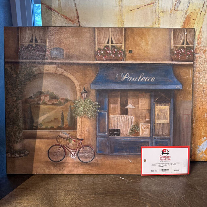 Wooden French Store Art(BA)